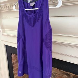 Athleta Women’s Purple Sleeveless Athletic Top Sz Large
